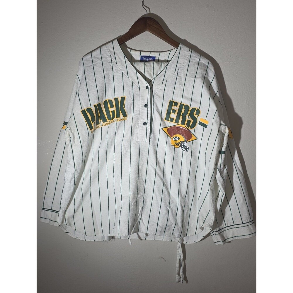 Vintage Esleep Pajama Set  Size L  NFL Green Bay Packers.
